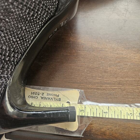 Vaneli Size 7.5N Dayle Vintage Black Classic Pump Woven T'moro Eprint Comfort - Picture 10 of 10